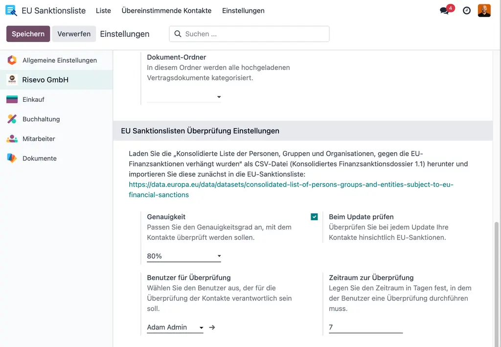 Einstellung der Überprüfung.webp
